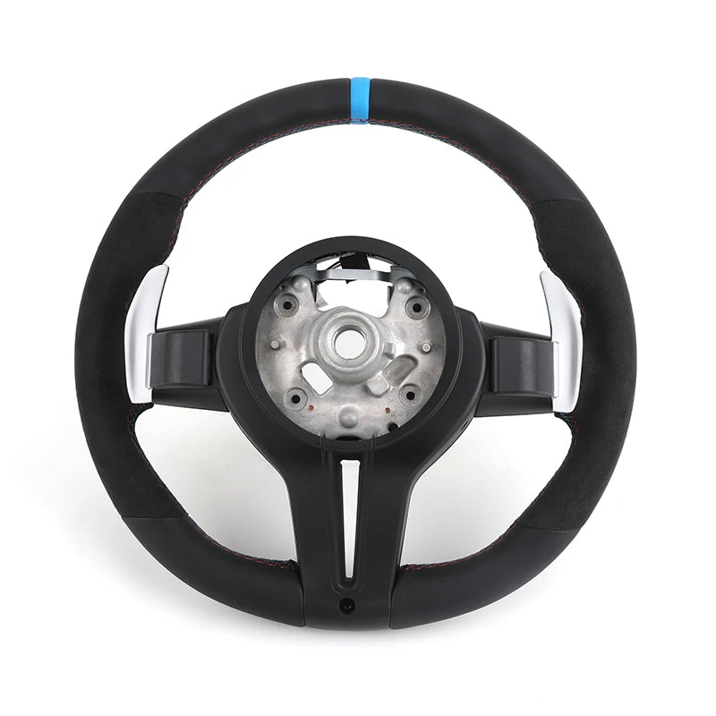 عجلة قيادة نصف ألكانتارا M Volante Lekrad لسيارات BMW F10 F11 F20 F21 F22 F25 F30 F31 F32 F33 F34 F36 F01 F06 F07 F12 F13 M3 M5