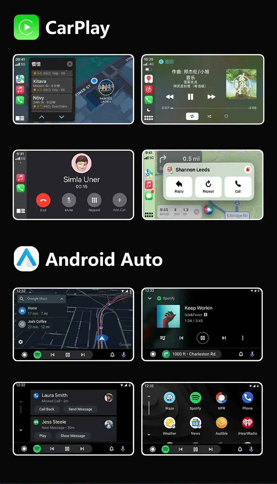 CarPlay Ai Box Wired to Wireless Andriod 12.0 & Carplay & Android Auto 3In1 Car Smart Multimedia Box Built-in Youtube Nexflit