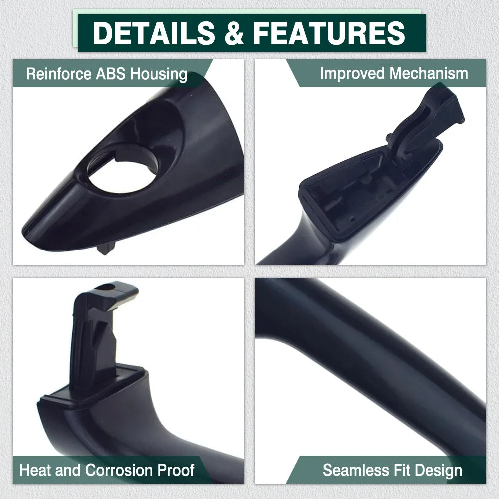 Car Exterior Outer Door Handle Front Rear Left Right for Hyundai Accent 2012 2013 2014 2015 2016 2017 82651-1R000