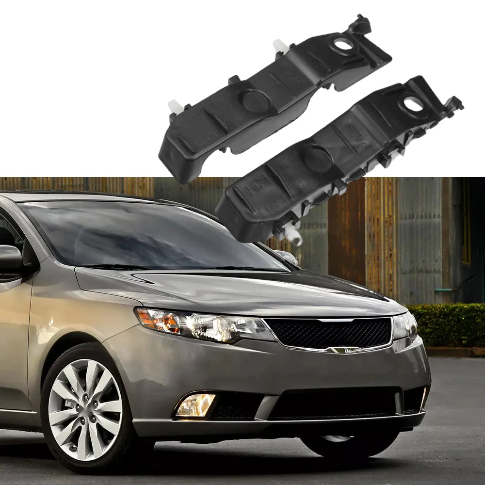 Pair Front Left &Right Bumper Support Bracket Holder 865131M000 865141M000 for Kia Forte 2010 2011 2012 2013