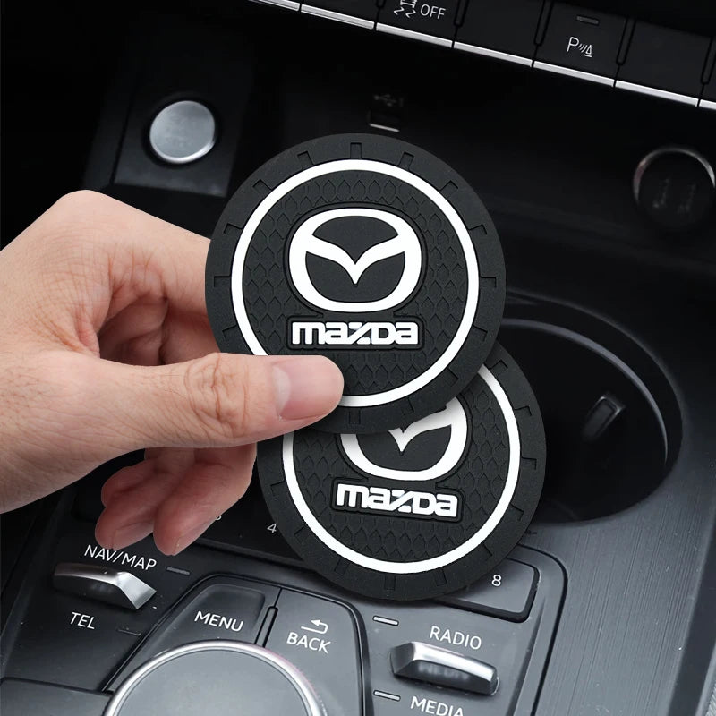 1/2pcs Car Waterproof Pads Black Anti-Skid Auto Parts For Mazda 3 6 Atenza Axela Demio CX3 CX5 MP MS RX8 Accessories