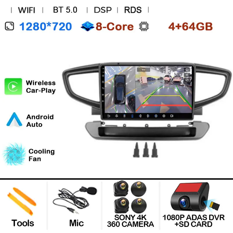 Android 15 For Hyundai IONIQ 2016 2017 2018 2019 2020 Multimedia Navigation GPS Autoradio Player Screen TV Car Radio No 2Din DVD