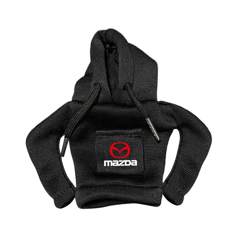 1Pcs Hoodie Car Gear Shift Cover Handle Kit Gear Shift AntiSlip Sweatshirt For Mazda 2 3 5 6 7 Atenza Axela MS Demio MPS Miata