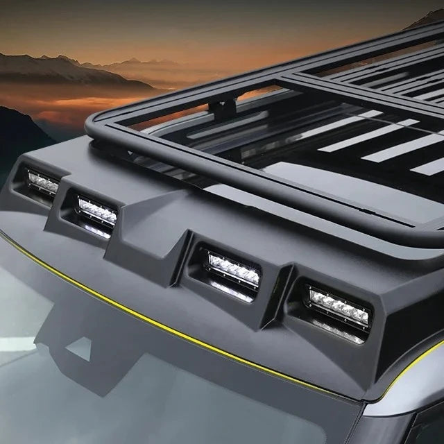 ملحقات T2 الأصلية للسيارة LED كشاف أبيض على طراز Defender مصباح سقف بأربعة مصابيح لسيارة Jetour T2 Traveler 2025 2024 2023 