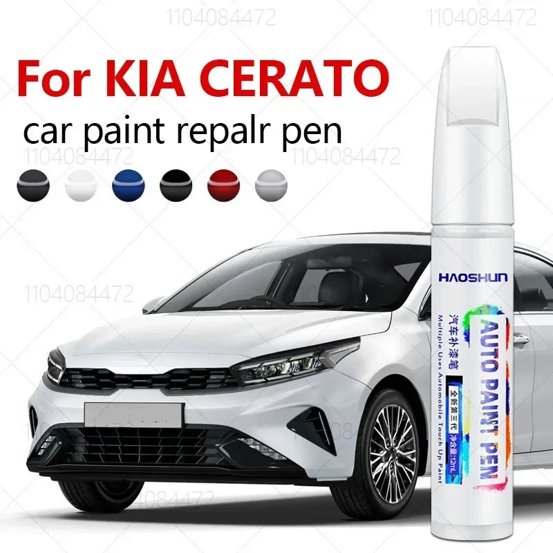 قلم إصلاح طلاء BD لسيارة KIA CERATO 2018-2025، مزيل الخدوش، ملحقات السيارات DIY، أسود أبيض فضي رمادي أحمر أزرق 