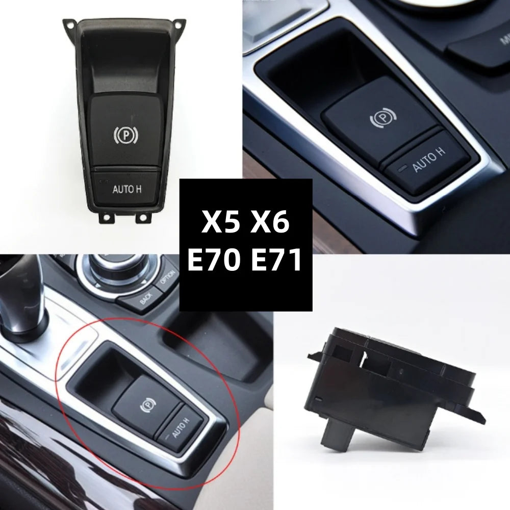 مفتاح فرامل اليد الإلكتروني لموقف السيارات المركزي لسيارة BMW X5 X6 E70 E71 2007-2014 OE: 63119148508 