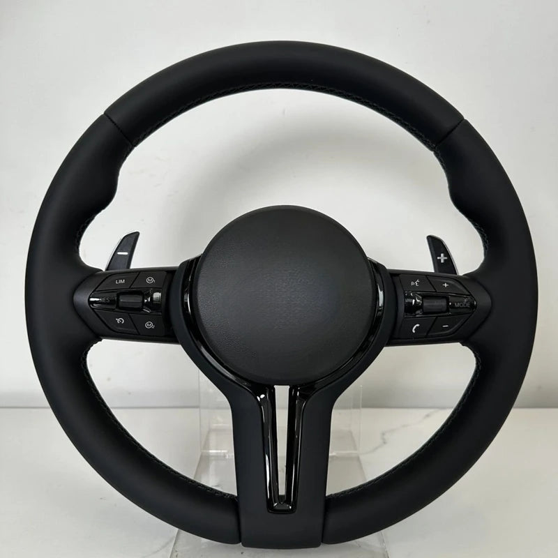 عجلة قيادة رياضية M من جلد ألكانتارا نصفية لسيارات BMW F01 F06 F10 F11 F20 F21 F22 F30 F31 F32 F34 F36 F80 F82 F87 F90 M3 M5 