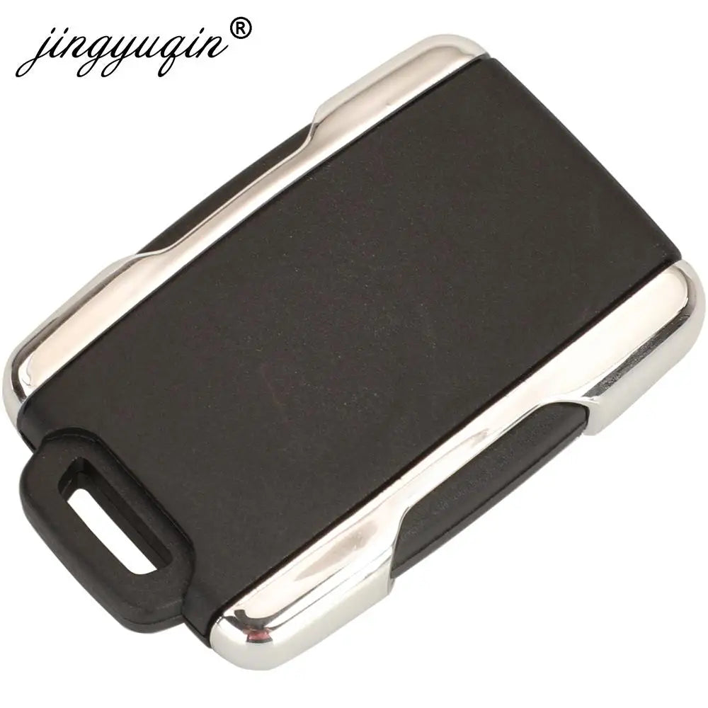 حافظة دخول بدون مفتاح jingyuqin 3/4/5/6BTN لسيارة GMC Yukon XL Chevrolet Tahoe Suburban Sierra Silverado مزودة بغطاء مفتاح التحكم عن بعد 