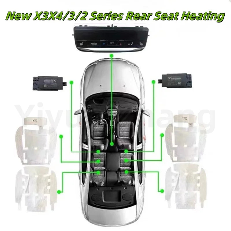 لسيارات BMW الجديدة من الفئة 3/5 i36GT7 Series X3X5X6X7، تم ترقية تدفئة المقعد، تهوية المقعد الأصلية وتدفئة المقعد 