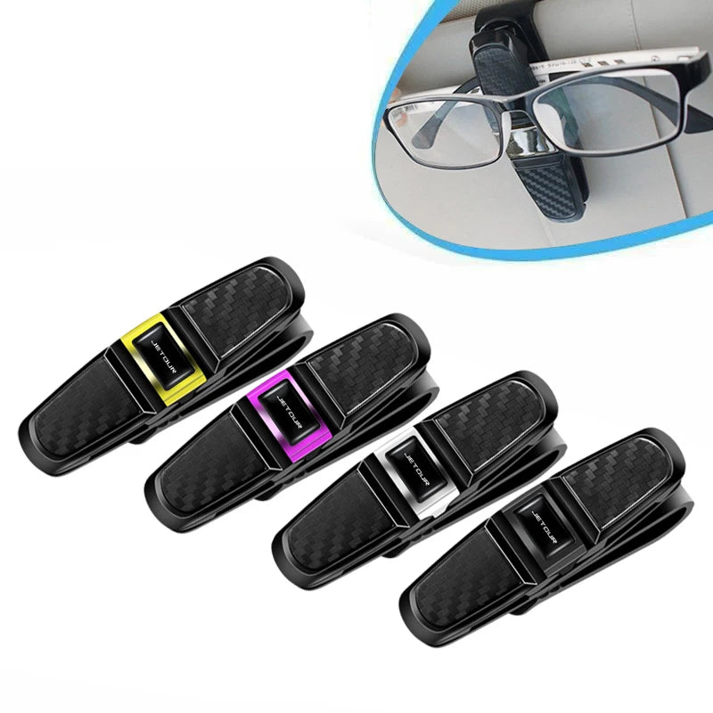 For Jetour T2 X70 PLUS L9 X90 PRO X95 X70S EV T-3 X Car Sun Visor Card Ticket Clamp Fastener