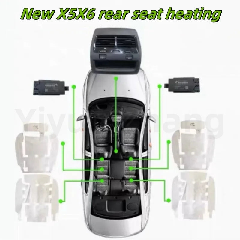 لسيارات BMW الجديدة من الفئة 3/5 i36GT7 Series X3X5X6X7، تم ترقية تدفئة المقعد، تهوية المقعد الأصلية وتدفئة المقعد 