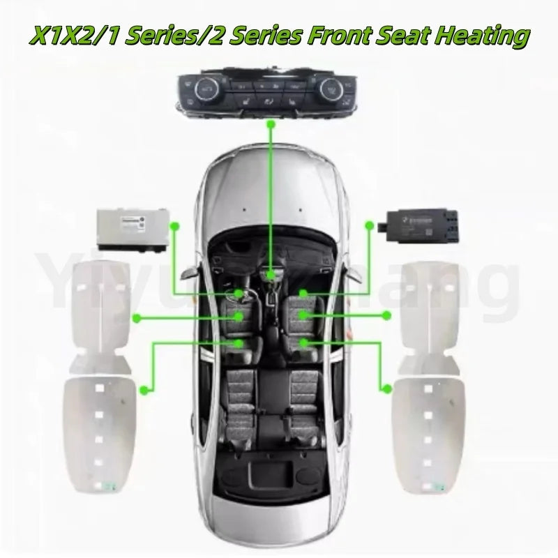 لسيارات BMW الجديدة من الفئة 3/5 i36GT7 Series X3X5X6X7، تم ترقية تدفئة المقعد، تهوية المقعد الأصلية وتدفئة المقعد 