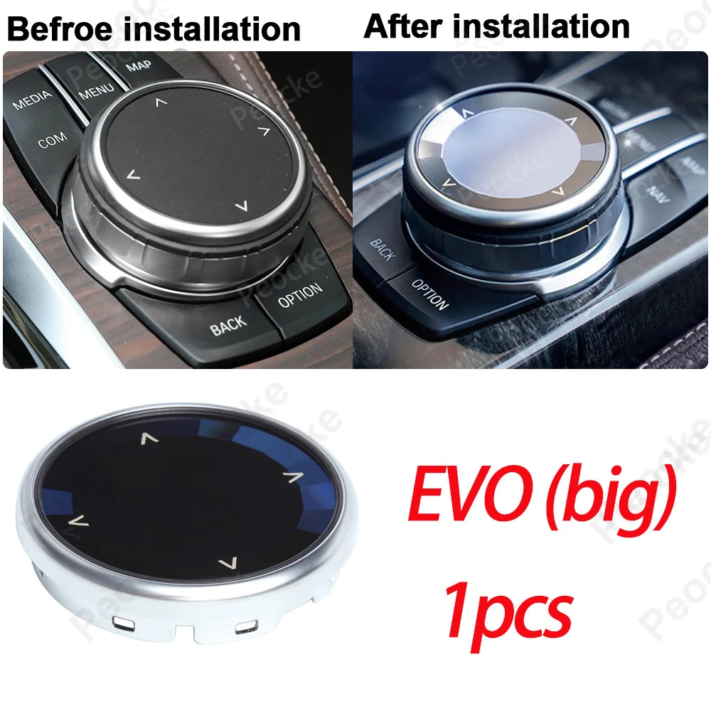 مقبض الوسائط المتعددة الكريستالي لسيارة BMW F33 F20 G20 G12 G30 F30 F11 غطاء أزرار الوسائط المتعددة للسيارة G26 G29 F10 F06 F22 F36 ملحق السيارة
