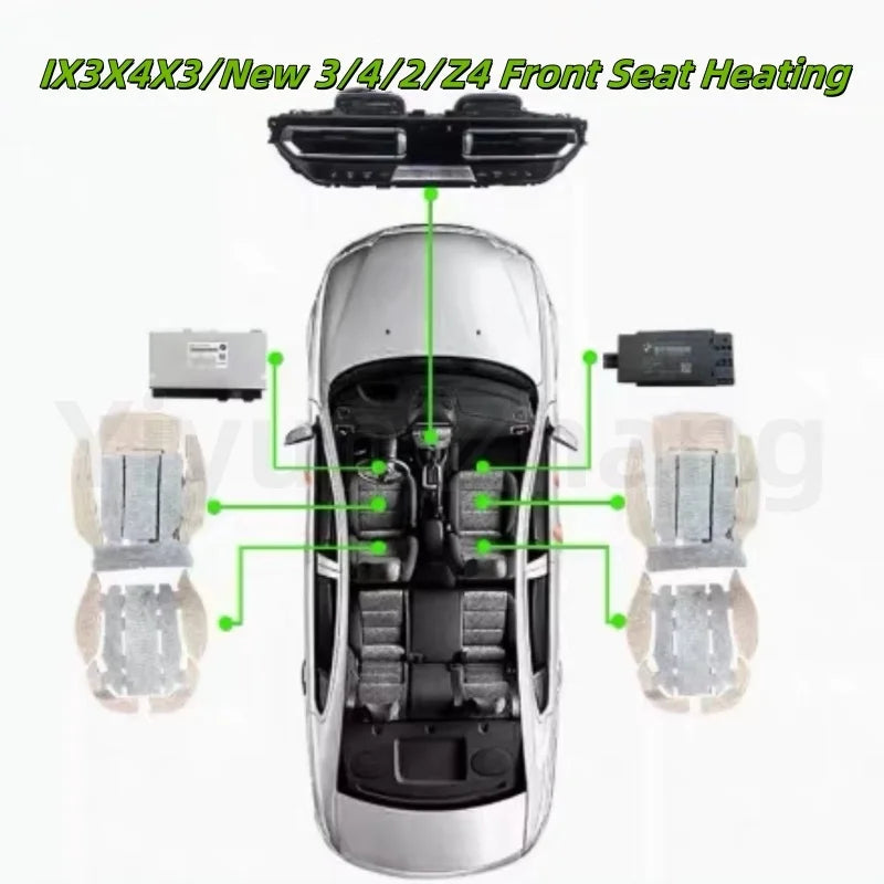لسيارات BMW الجديدة من الفئة 3/5 i36GT7 Series X3X5X6X7، تم ترقية تدفئة المقعد، تهوية المقعد الأصلية وتدفئة المقعد 