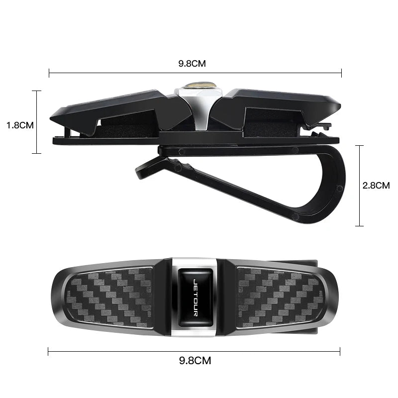 For Jetour T2 X70 PLUS L9 X90 PRO X95 X70S EV T-3 X Car Sun Visor Card Ticket Clamp Fastener