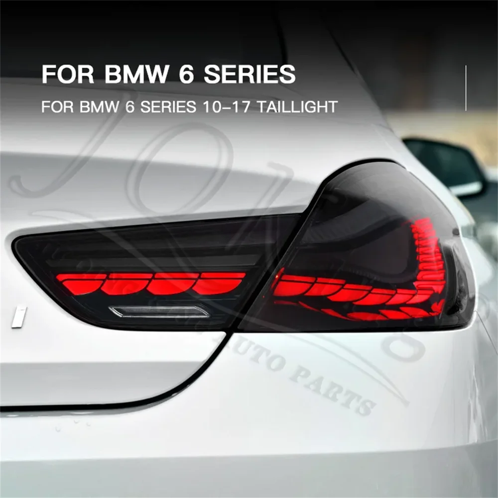 مصابيح خلفية LED لسيارة BMW الفئة السادسة F06 F12 F13 2010-2017، مجموعة مصابيح خلفية LED معدلة لإشارة الانعطاف والفرامل 