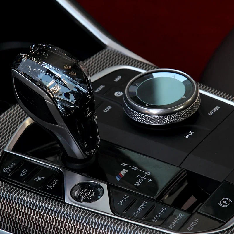 مقبض ناقل الحركة من سلسلة كريستالية مكون من ثلاث قطع لسيارات BMW 3/4/5/6/7 F&amp;G Chassis G20 G28 G22 G30 G38 F12 F13 G12 ملحقات السيارة 