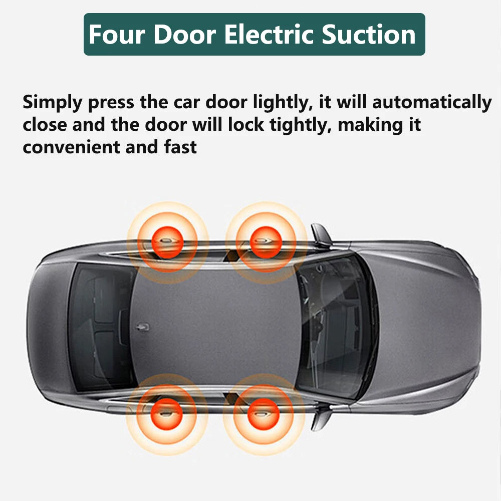 ZhuCamX لسيارة Hyundai Ioniq 5 موديل 2021 2022 2023 2024 2025 نظام إغلاق الباب الكهربائي الناعم الأصلي مع قفل مزلاج الباب 