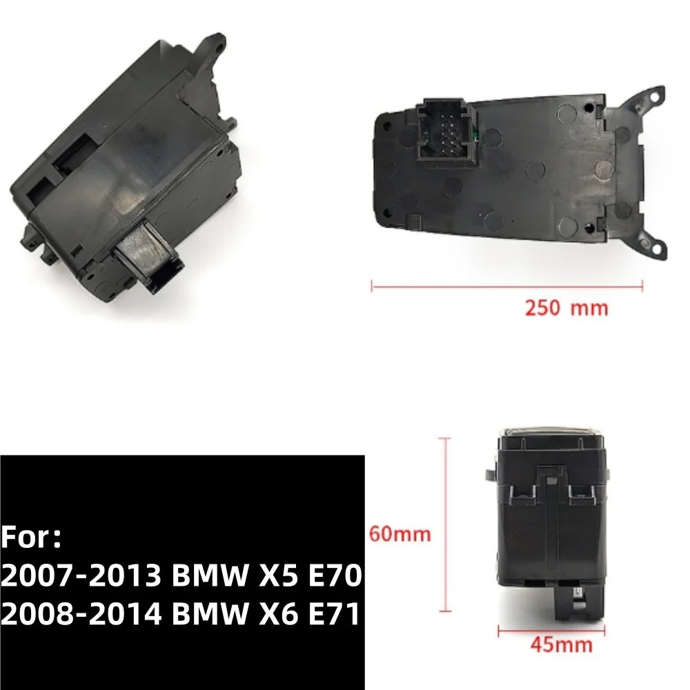 مفتاح فرامل اليد الإلكتروني لموقف السيارات المركزي لسيارة BMW X5 X6 E70 E71 2007-2014 OE: 63119148508 